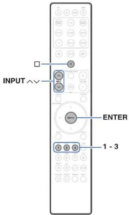 INPUT^^ ENTER 1 - 3
