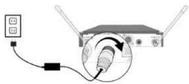 SHURE SLXD24 - Set Up the Receiver - 2