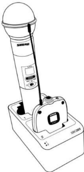SHURE SLXD24 - Dual Bay Chargers - 1