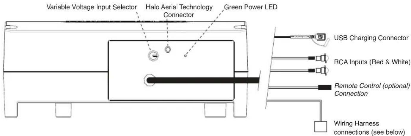Aquatic AV SWA6 - Connecting the Combined Stereo Subwoofer - 1