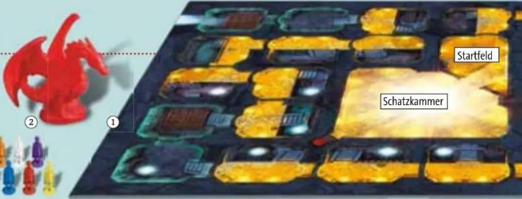 RAVENSBURGER Drachenhort (26653) - Spielmaterial - 5