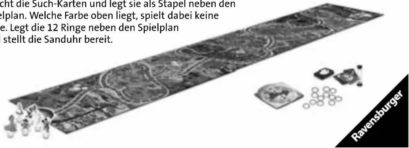 RAVENSBURGER Disney Riesen Bilder Rallye - VORBEREITUNG - 1