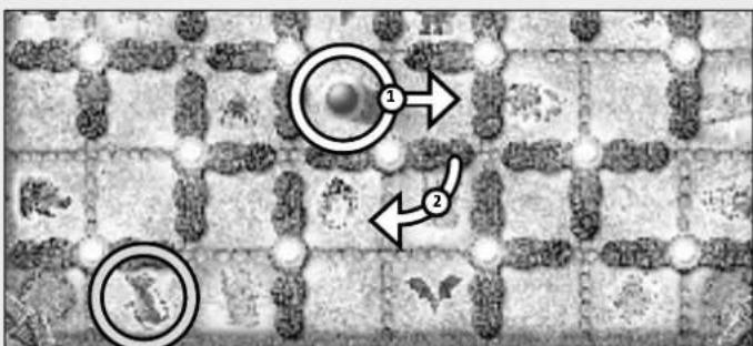 RAVENSBURGER Das verdrehte Labyrinth - Hier ein Zugbeispiel: - 1