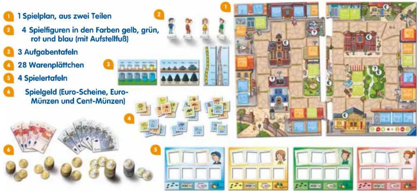 RAVENSBURGER Tiptoi Rechenspaß mit Taschengeld - Spielmaterial - 1