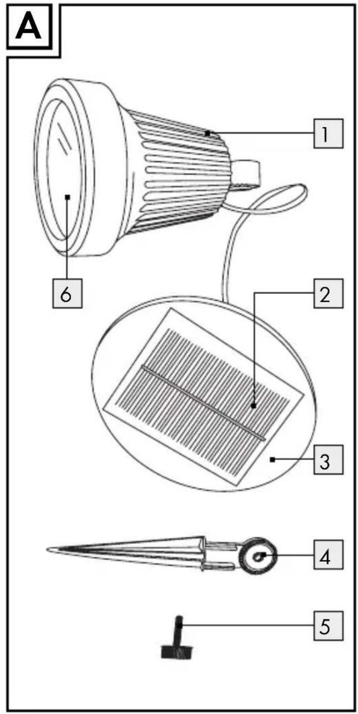Livarno Lux IAN 273603 - FARETTO LED AD ENERGIA SOLARE - 2