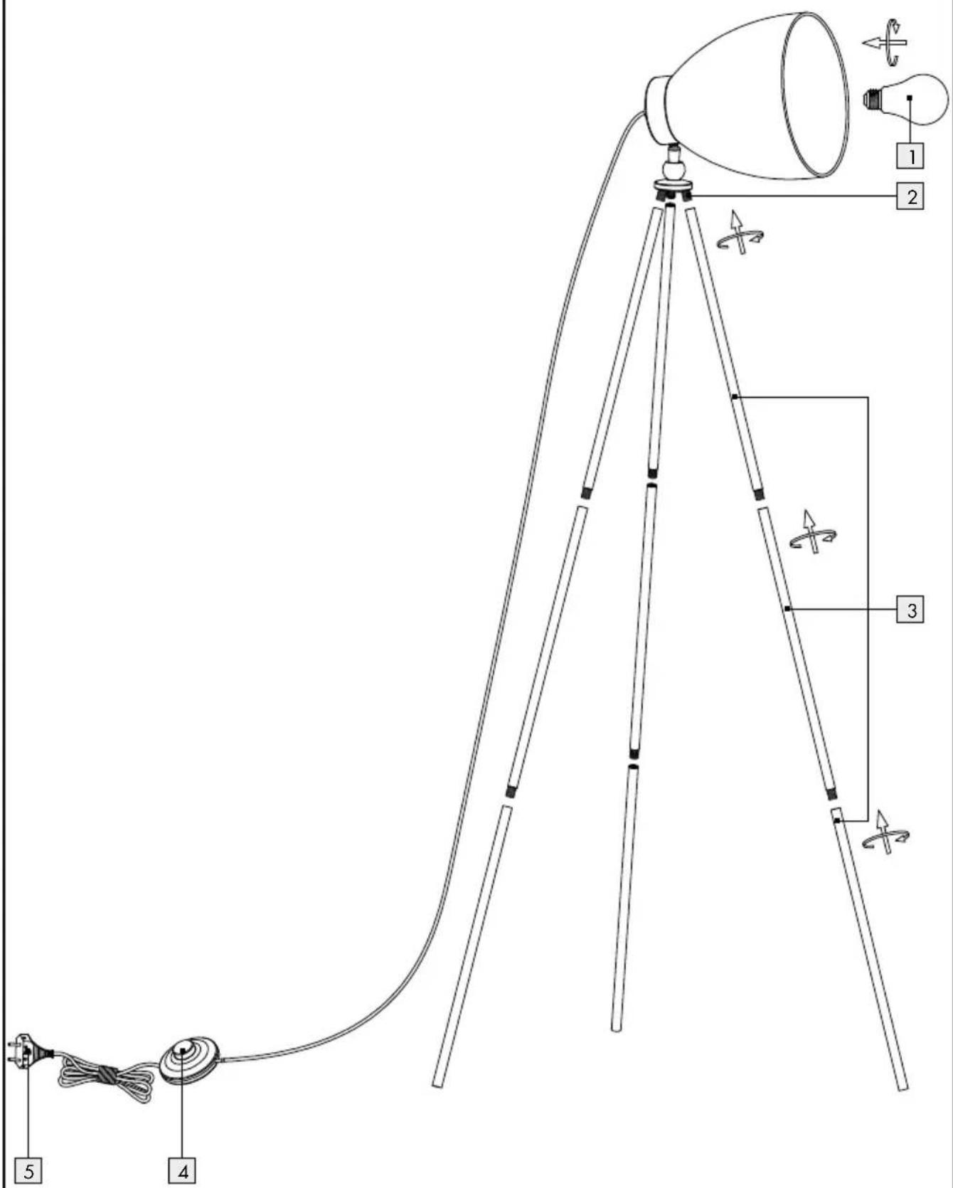 Livarno Lux IAN 283331 - LED FLOOR LAMP - 1