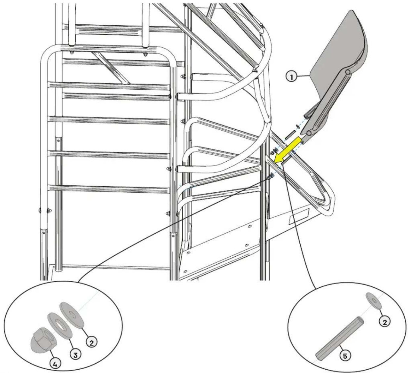 True 800SSC - STEP 6-ATTACH V-TUBE ASSEMBLY CONTINUED - 3