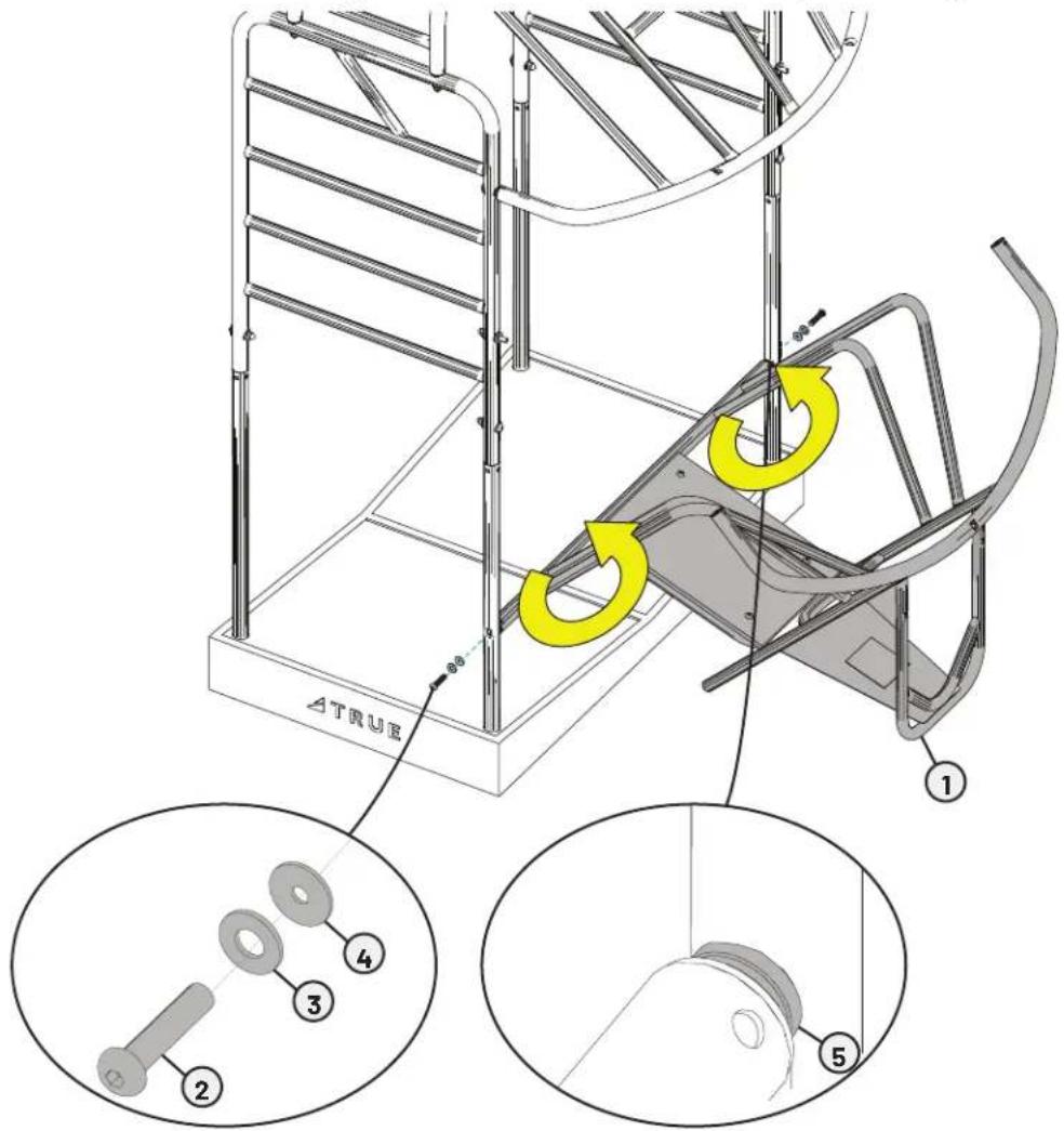 True 800SSC - STEP 5—ATTACH LOWER REAR TUBE ASSEMBLY - 2