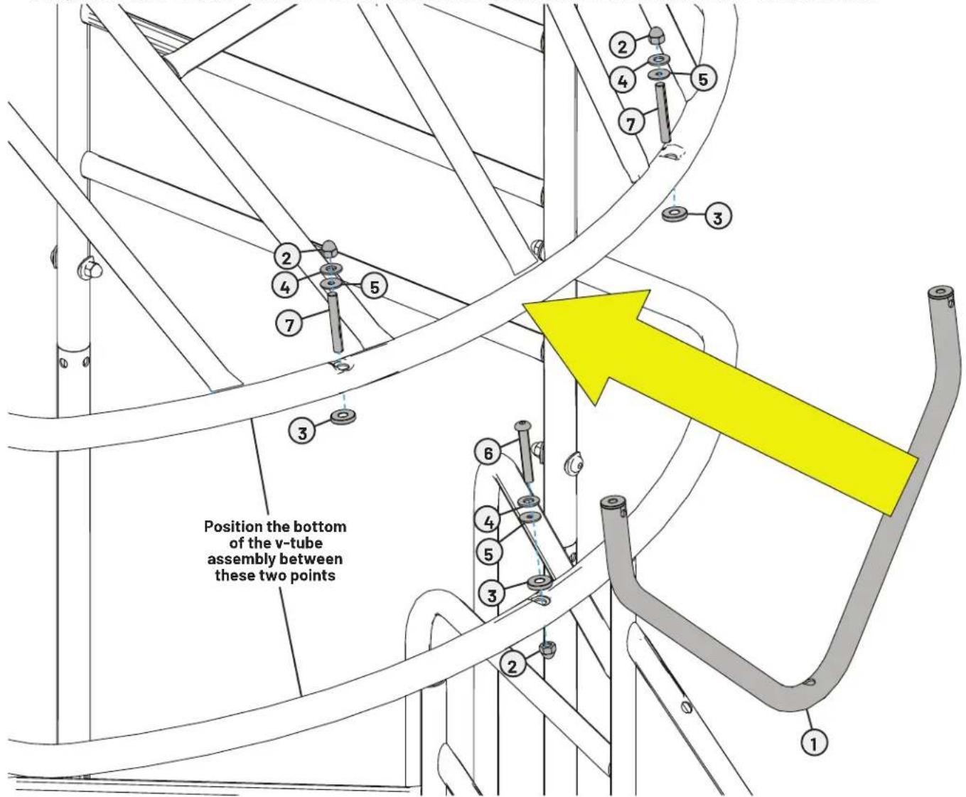 True 800SSC - STEP 5—ATTACH LOWER REAR TUBE ASSEMBLY CONTINUED - 4