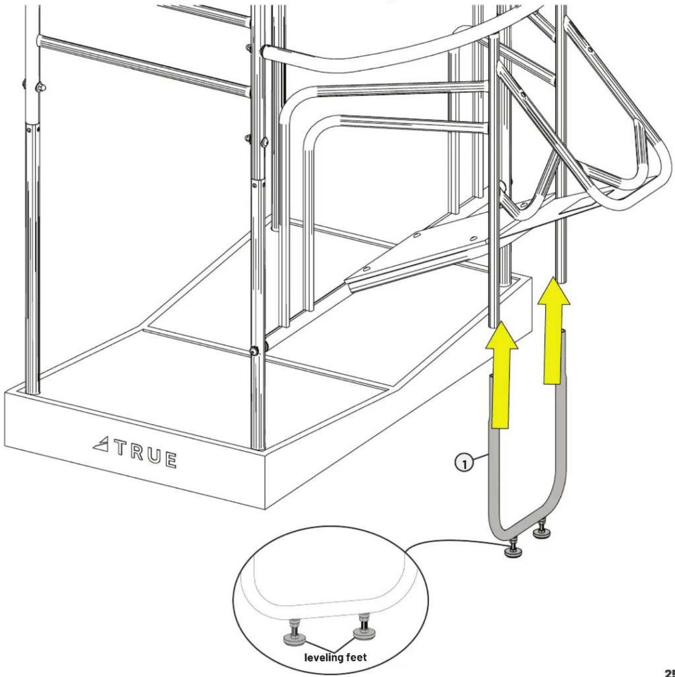 True 800SSC - STEP 6-ATTACH V-TUBE ASSEMBLY CONTINUED - 2