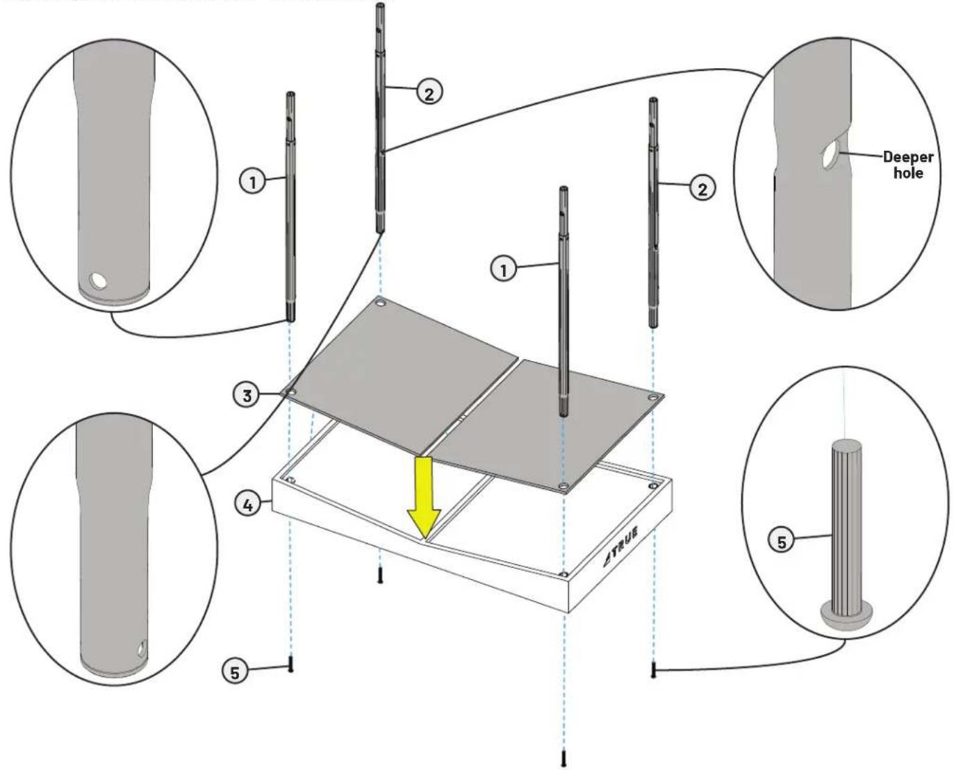 True 800SSC - STEP 1—ATTACH FRONT AND CORNER TUBES - 2