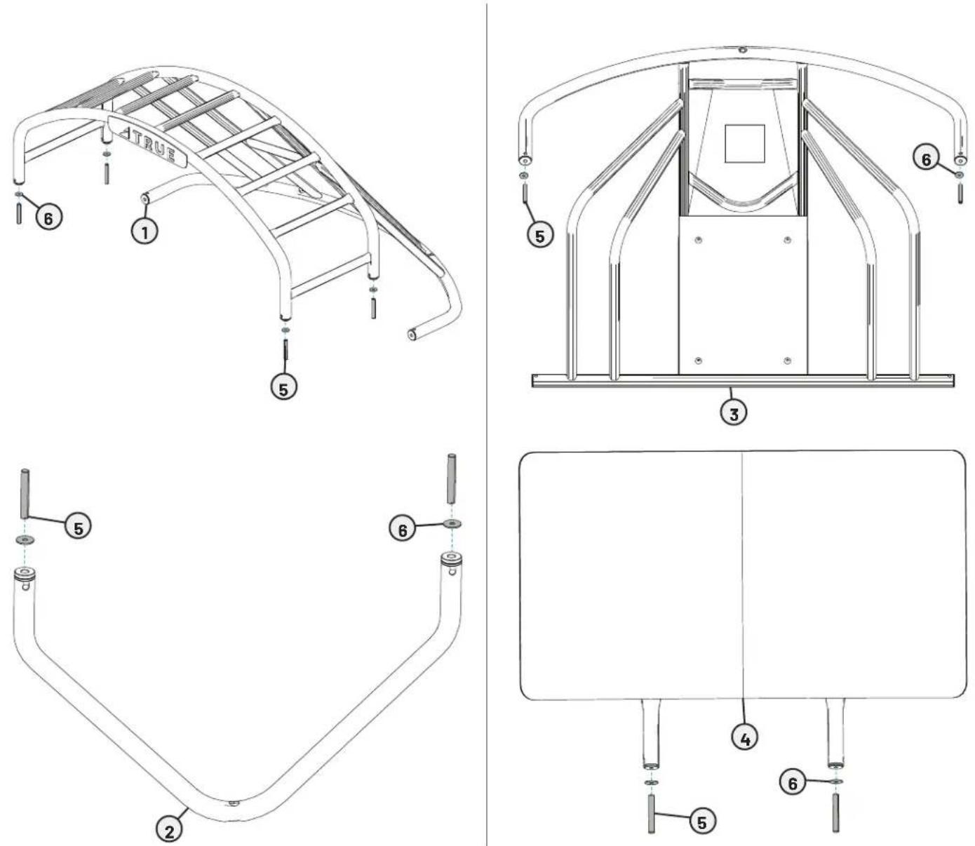 True 800SSC - STEP 1—ATTACH FRONT AND CORNER TUBES - 5