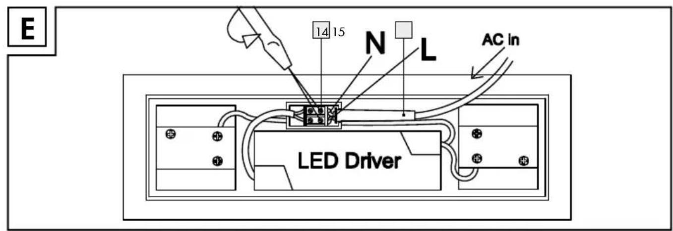 E 14 15 N L AC In LED Driver