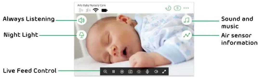 ARLO Baby 1080p HD Monitoring Camera - Tap the Arlo icon - 2