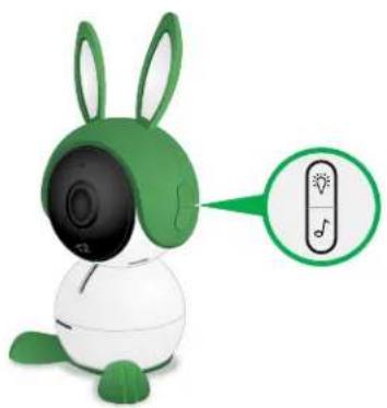 ARLO Baby 1080p HD Monitoring Camera - Turn the Night Light Off and On With the Night Light Button - 1