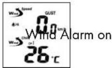 AURIOL IAN 276553 - Switching the Wind Alarm and the Wind Chill Alarm on and off - 2