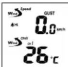 AURIOL IAN 276553 - Zapnutí a vypnutí alarmu větru a alarmu wind chill - 2