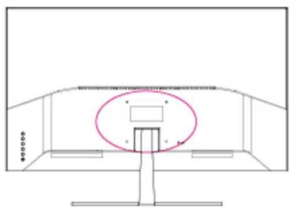 HANNSPREE Hanns.G HS 329 PQB - SETTING THE MONITOR ON THE WALL DISSEMBLING THE STAND BASE: - 1
