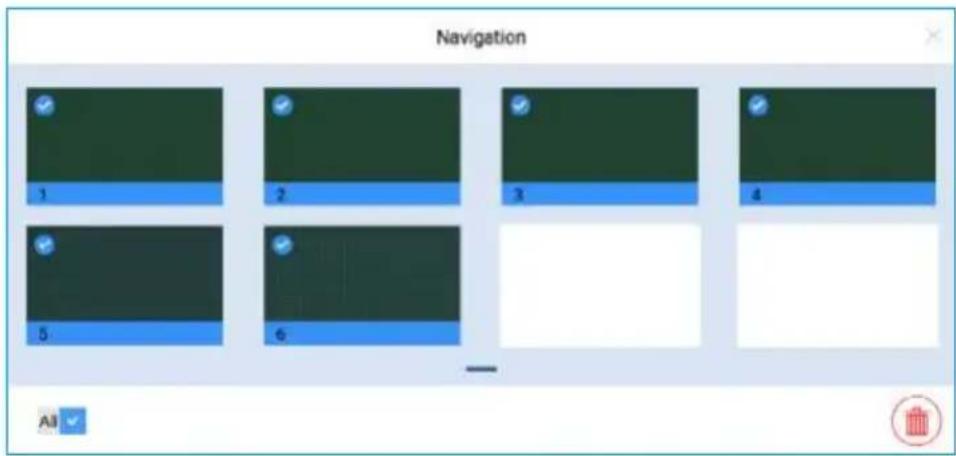 Newline TruTouch X7 - Page Selection and Deletion - 1