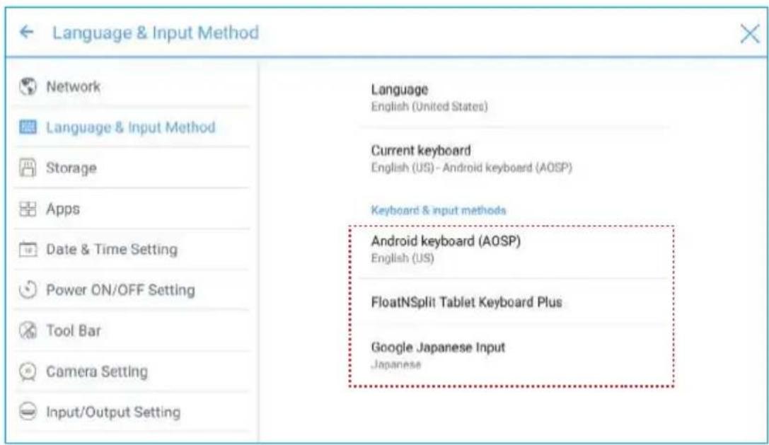 Newline TruTouch X7 - Setting an Input Method - 1