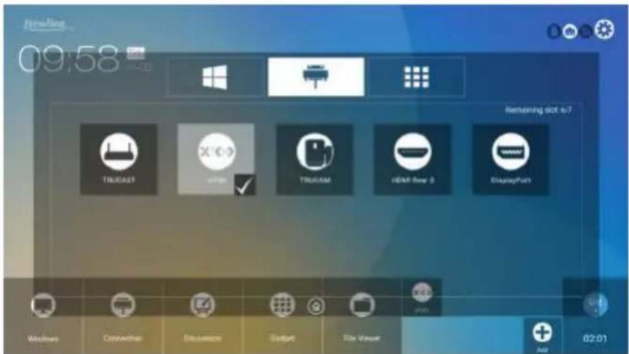 Newline TruTouch X7 - Add Shortcuts to Home Page - 2