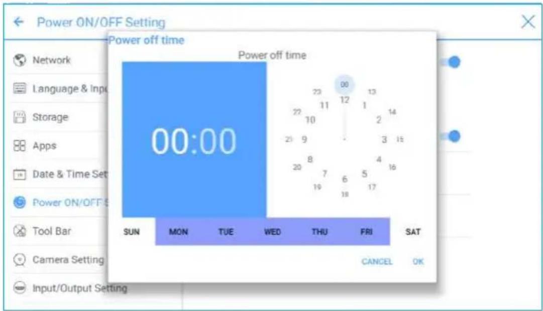 Newline TruTouch X7 - Power ON/OFF Setting - 2
