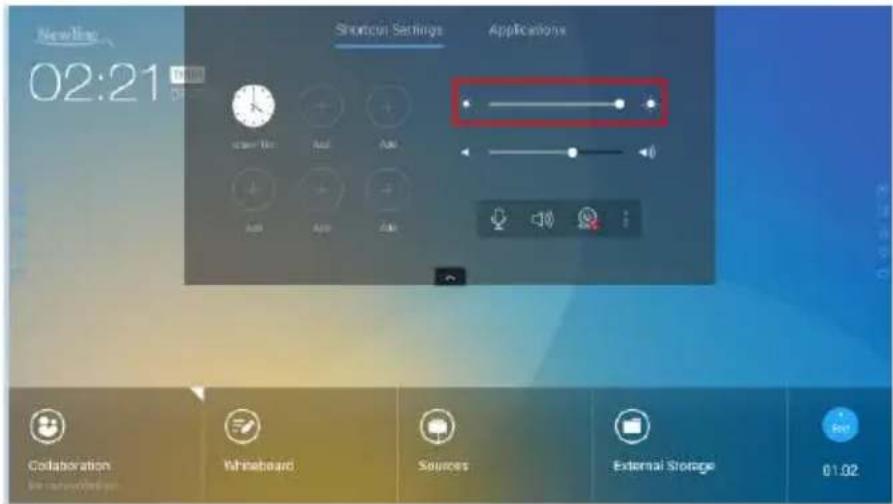 Newline TruTouch X6 - ♦ Brightness Adjustment - 1