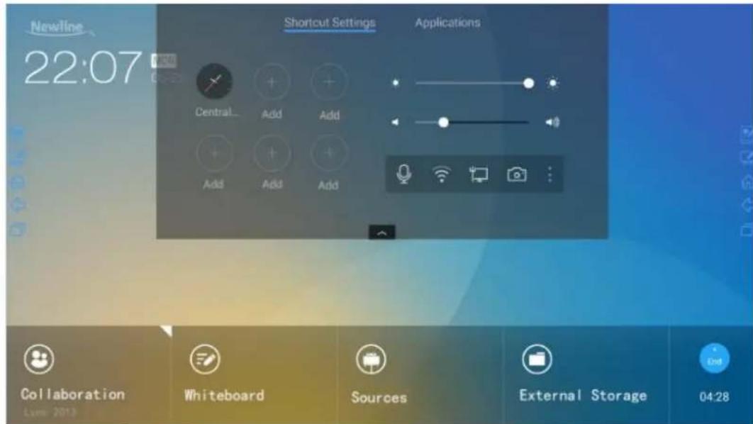 Newline TruTouch X9 - Shortcut Settings - 1