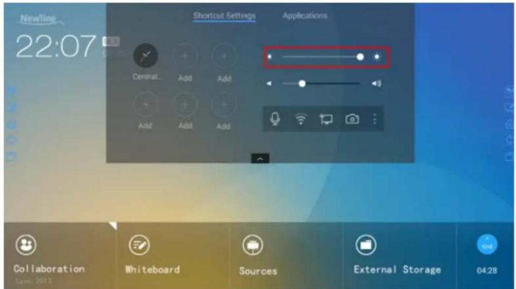 Newline TruTouch X9 - Brightness Adjustment - 1