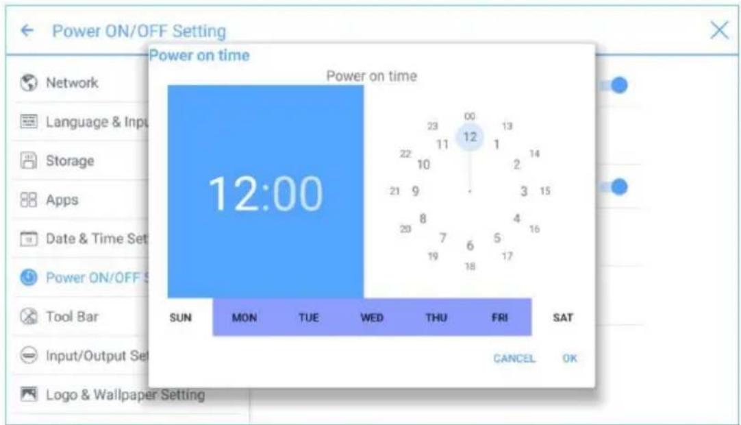 Newline TT-8618VN - ◆ Power ON/OFF Setting - 1