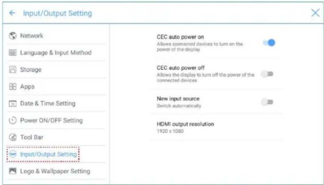 Newline TT-7518VN - ◆ Input/Output Setting - 1