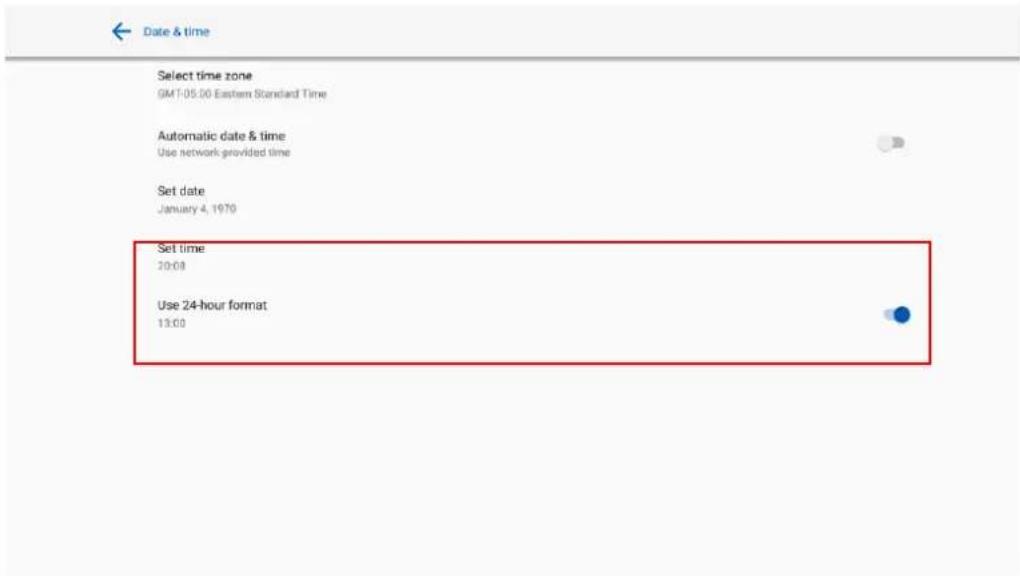 Newline TT-6519RS - Time Settings - 4