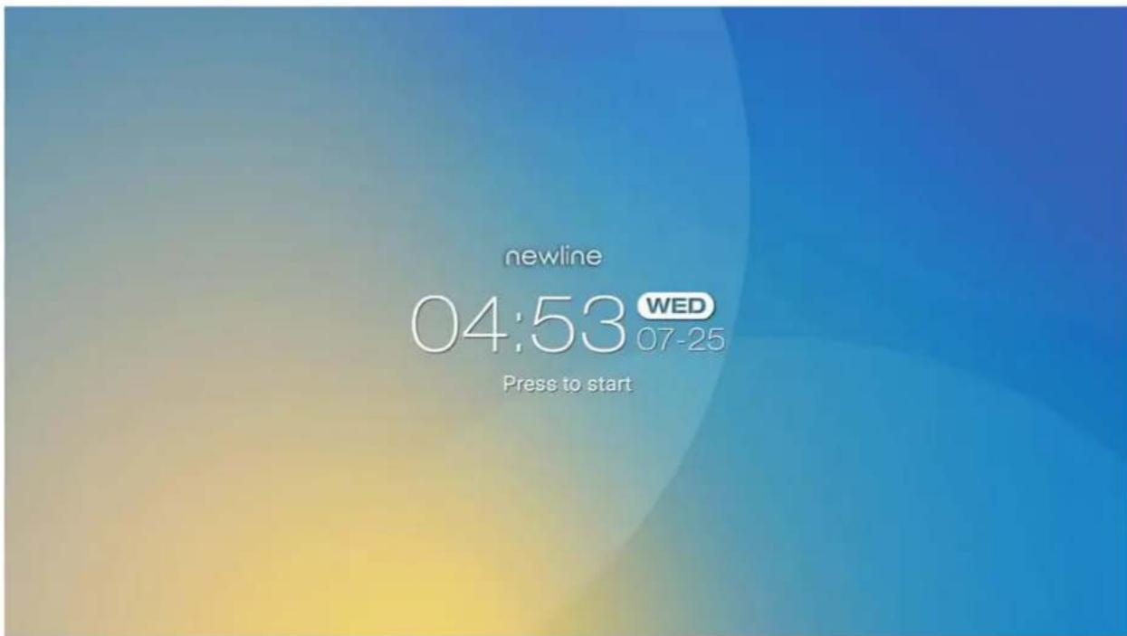 Newline TT-8619RS - Start Screen - 1