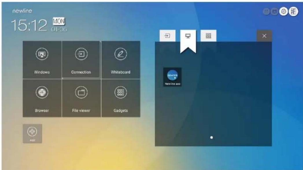 Newline TT-8619RS - Add Shortcuts to Home Page - 3