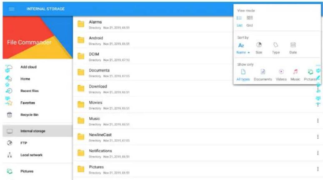 Newline TT-8619RS - File Filtering - 1