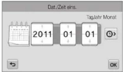 Dat./Zeit eins. TagJahr Monat 2011 01 01