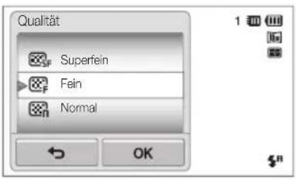Qualität Superfein Fain Normal OK