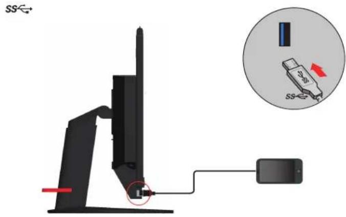 LENOVO ThinkCentre Tiny-In-One 24 Gen 3 - Connecting cables - 4