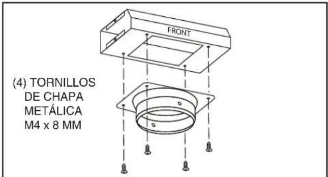 (4) TORNILLOS DE CHAPA METÁLICA M4 x 8 MM