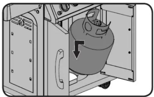 Napoleon Rogue 425 BE SIB - Instructions de branchement du gaz - 1