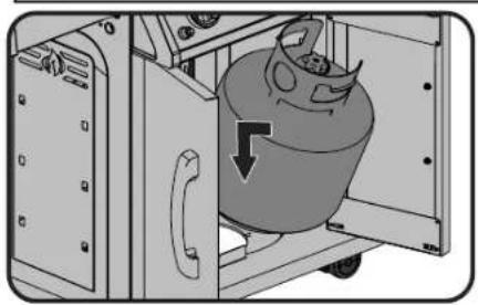 Napoleon Rogue SE 625 RSIB - Instructions de branchement du gaz - 1