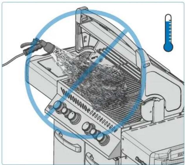 Napoleon Rogue XT 525 SIB - Étapes pour éviter d'endommager les surfaces en céramique - 1