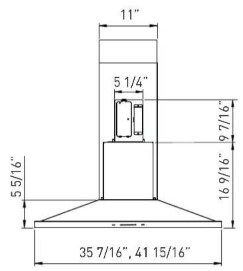 Zephyr Luce Island ZLC-E42BS - AVERTISSEMENT DE RISQUE D'INCENDIE - 4