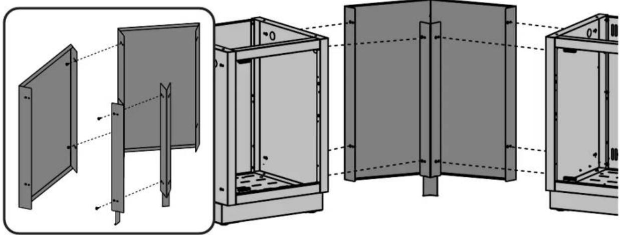 Napoleon IM-UGC665 - IM-45T X 2 RACCORDEMENT DE CABINETS À 90 DEGRÉS - 3