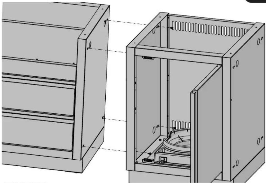 Napoleon IM-UGC665 - CABINET TO CABINET ASSEMBLY - 4