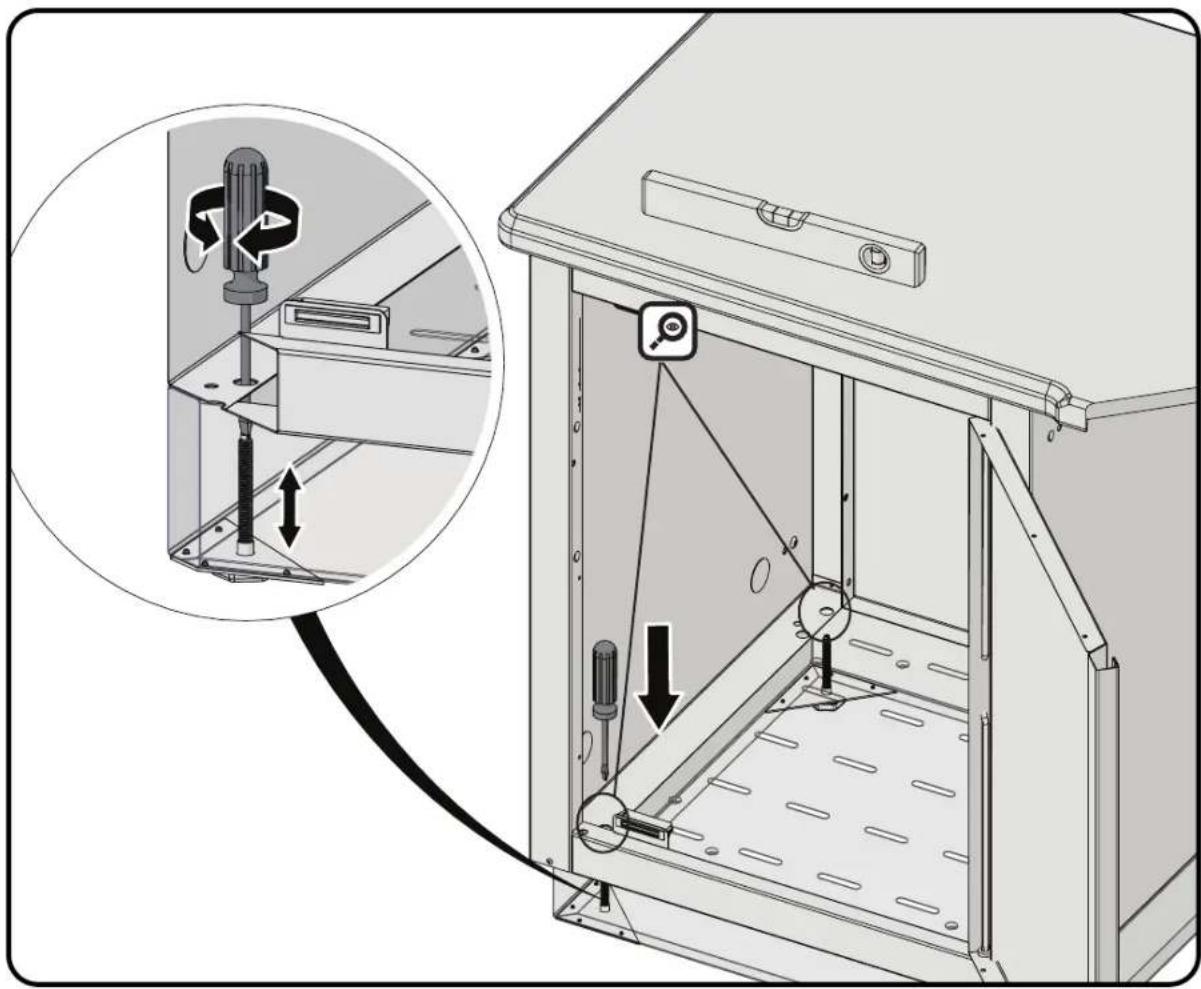 Napoleon IM-UGC665 - CABINET LEVELING PROCEDURE - 3