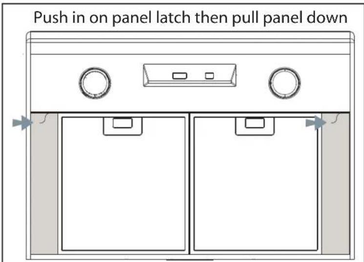 Zephyr AK1100S - Hood is designed for installation under a kitchen cabinet (Fig 1) - 2