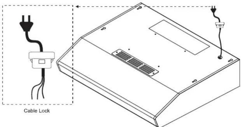 Zephyr AK1100S - Cable Lock: - 1