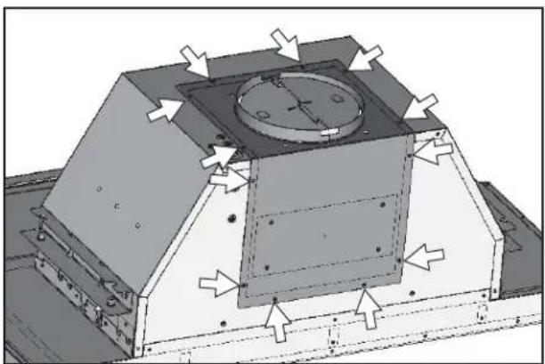 Zephyr ZPIE36AG290 - 6" ROUND VERTICAL TO HORIZONTAL DUCTING CONVERSION - 2