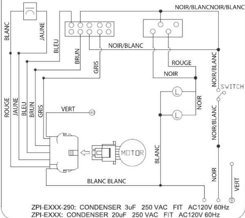 Zephyr ZPIE36AG290 - Remplacement du filtre à tamis - 3